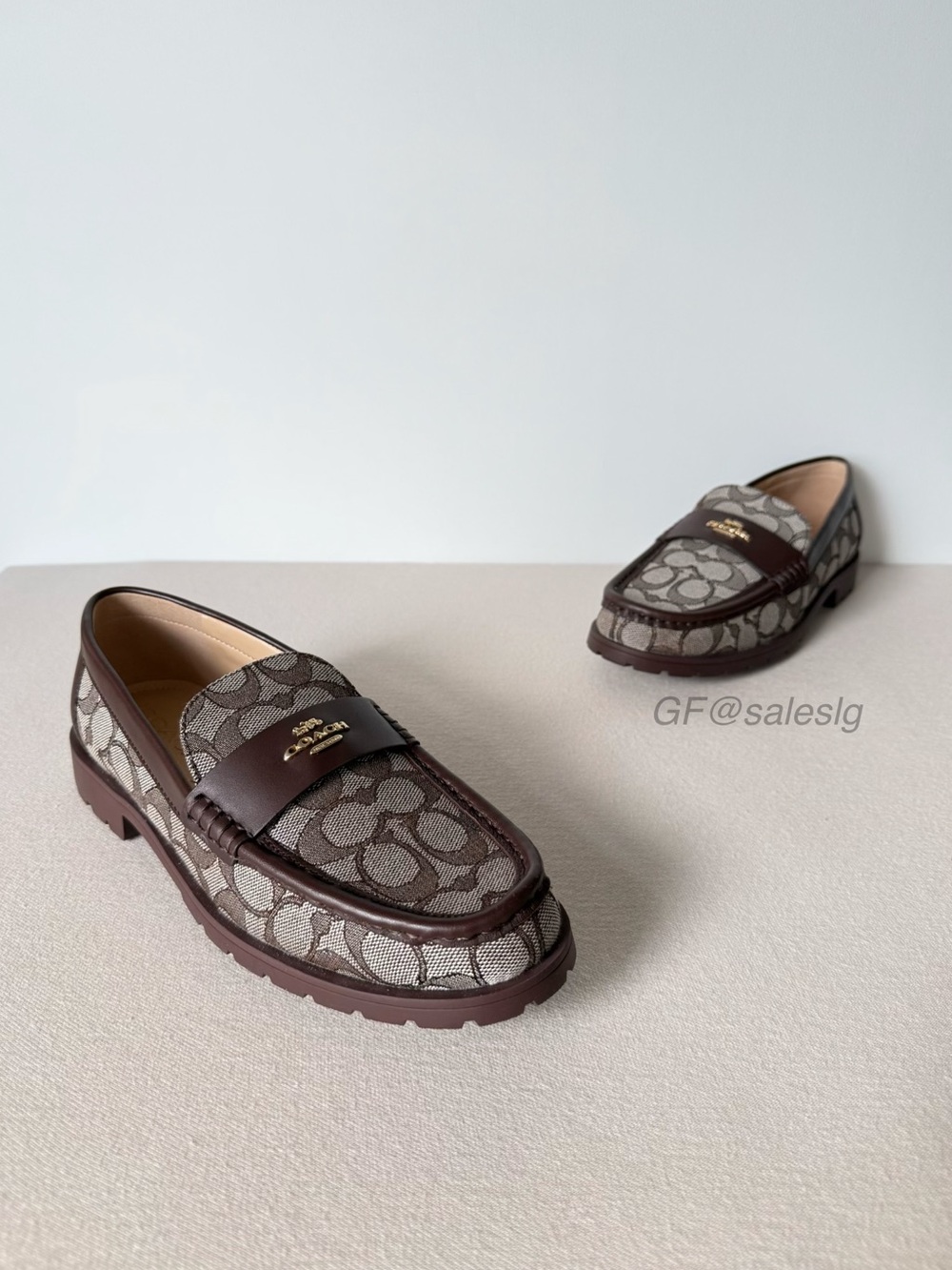 NWT Coach Janie Loafer Maple CZ087 Size 8